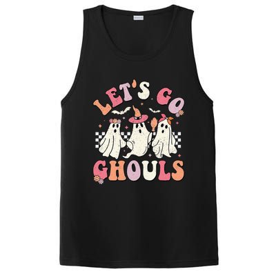 LetS Go Ghouls Halloween Ghost Outfit Costume PosiCharge Competitor Tank