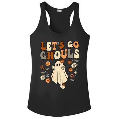 Lets Go Ghouls Gift Lets Go Ghouls Funny Halloween Funny Gift Ladies PosiCharge Competitor Racerback Tank