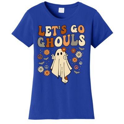 Lets Go Ghouls Gift Lets Go Ghouls Funny Halloween Funny Gift Women's T-Shirt