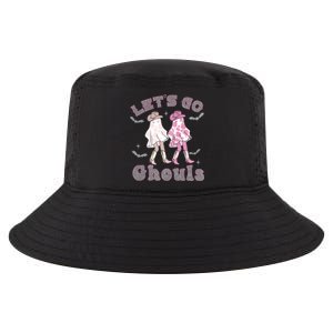 Lets Go Ghouls Witch Ghost Halloween Spooky Season Cow Gift Cool Comfort Performance Bucket Hat