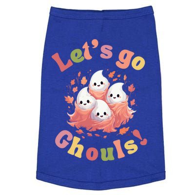 Lets Go Ghouls Pastel Halloween Ghosts Great Gift Doggie Tank