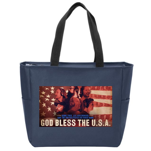 Lee Greenwood God Bless The USA Zip Tote Bag