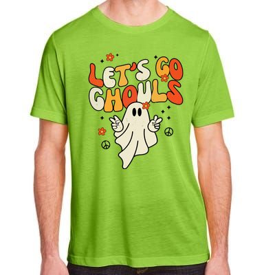 Lets Go Ghouls Ghost Retro Halloween Costume Adult ChromaSoft Performance T-Shirt