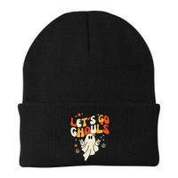 Lets Go Ghouls Ghost Retro Halloween Costume Beanie