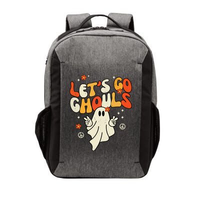 Lets Go Ghouls Ghost Retro Halloween Costume Vector Backpack
