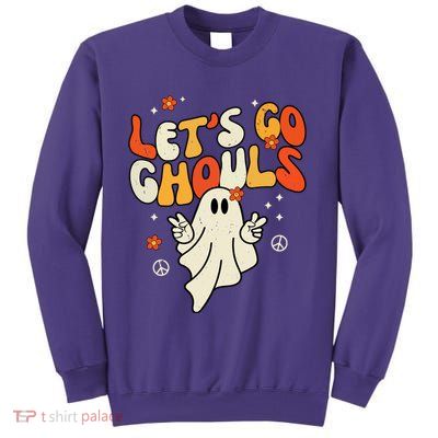 Lets Go Ghouls Ghost Retro Halloween Costume Sweatshirt