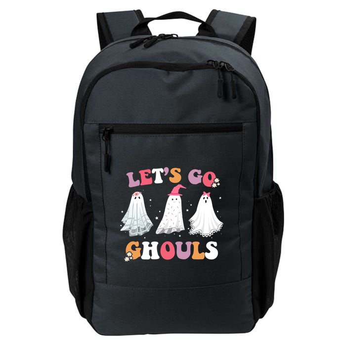 Lets Go Ghouls Cute Halloween Girl Squad Backpack