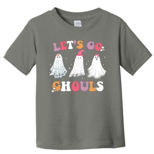 Lets Go Ghouls Cute Halloween Girl Squad Toddler T-Shirt