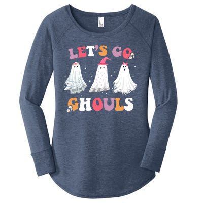 Lets Go Ghouls Cute Halloween Girl Squad Women's Perfect Tri Tunic Long Sleeve Shirt