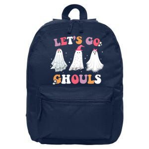 Lets Go Ghouls Cute Halloween Girl Squad 16 in Basic Backpack