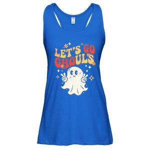 LetS Go Ghouls Ghost Halloween Costume Retro Spooky Gift Ladies Essential Flowy Tank