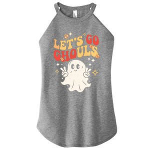 LetS Go Ghouls Ghost Halloween Costume Retro Spooky Gift Women's Perfect Tri Rocker Tank