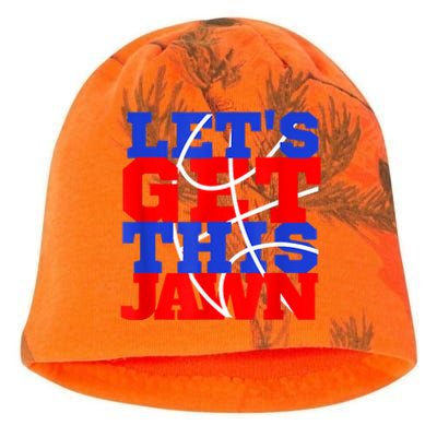 Let's Go Get This Jawn Proud Slang Kati - Camo Knit Beanie