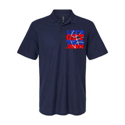 Let's Go Get This Jawn Proud Slang Softstyle Adult Sport Polo