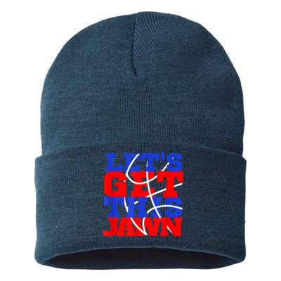 Let's Go Get This Jawn Proud Slang Sustainable Knit Beanie