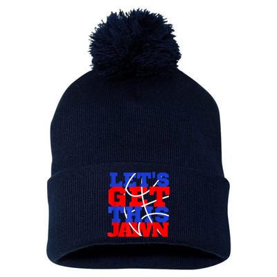 Let's Go Get This Jawn Proud Slang Pom Pom 12in Knit Beanie