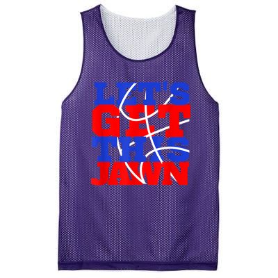 Let's Go Get This Jawn Proud Slang Mesh Reversible Basketball Jersey Tank