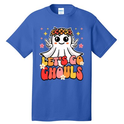 LetS Go Ghouls Ghost Retro Halloween Costume Gift Tall T-Shirt