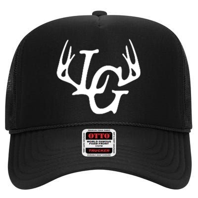 Luke Grimes Grey Ohio High Crown Mesh Back Trucker Hat