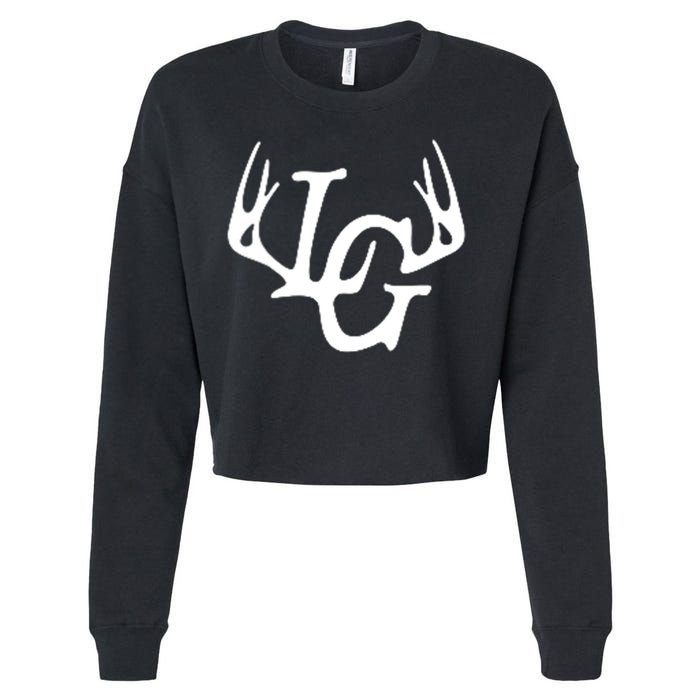Luke Grimes Grey Ohio Cropped Pullover Crew