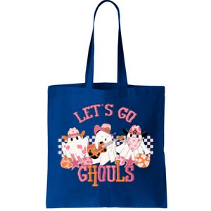 LetS Go Ghouls Western Halloween Design Gift Tote Bag