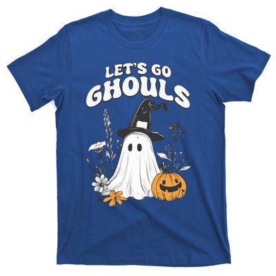 Let’S Go Ghouls Fun Ghost And Pumpkin Spooky Design Cool Gift T-Shirt