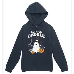 Let’S Go Ghouls Fun Ghost And Pumpkin Spooky Design Cool Gift Urban Pullover Hoodie