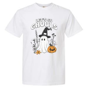 Let’S Go Ghouls Fun Ghost And Pumpkin Spooky Design Cool Gift Garment-Dyed Heavyweight T-Shirt