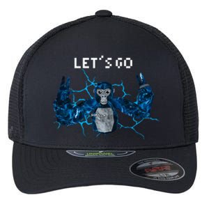 Let's Go Gorilla Gamer Meme Flexfit Unipanel Trucker Cap