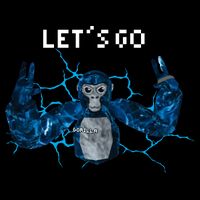 Let's Go Gorilla Gamer Meme Backpack