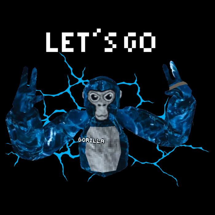 Let's Go Gorilla Gamer Meme Backpack