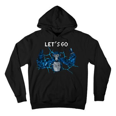 Let's Go Gorilla Gamer Meme Tall Hoodie