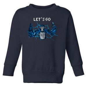 Let's Go Gorilla Gamer Meme Toddler Sweatshirt