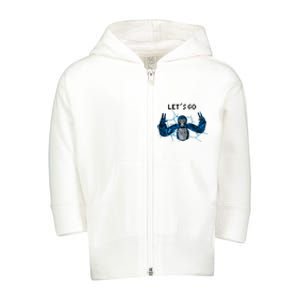 Let's Go Gorilla Gamer Meme Toddler Zip Fleece Hoodie