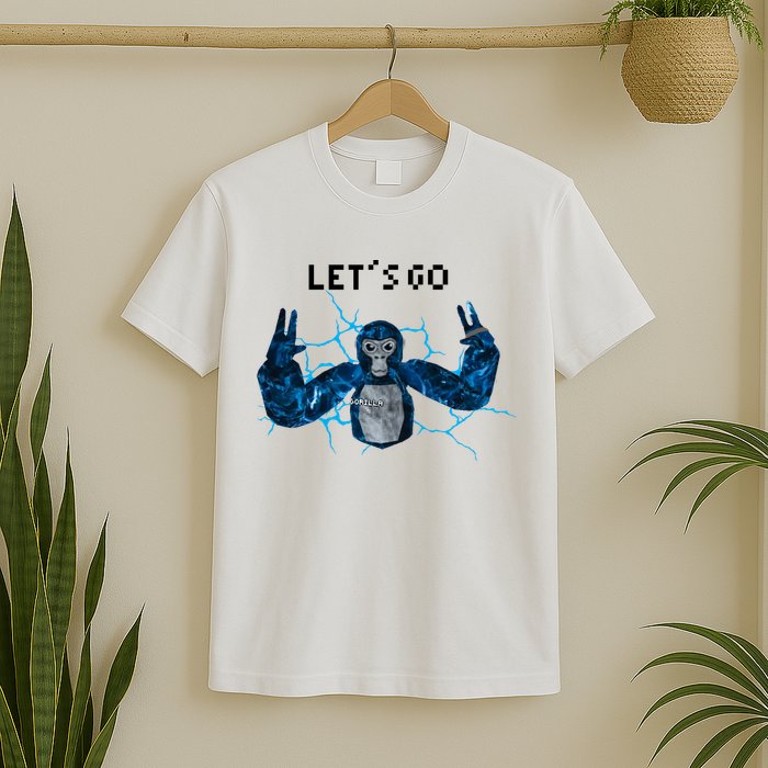Let's Go Gorilla Gamer Meme T-Shirt