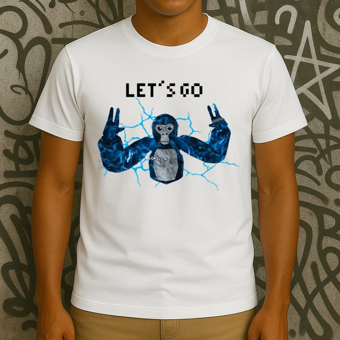 Let's Go Gorilla Gamer Meme T-Shirt