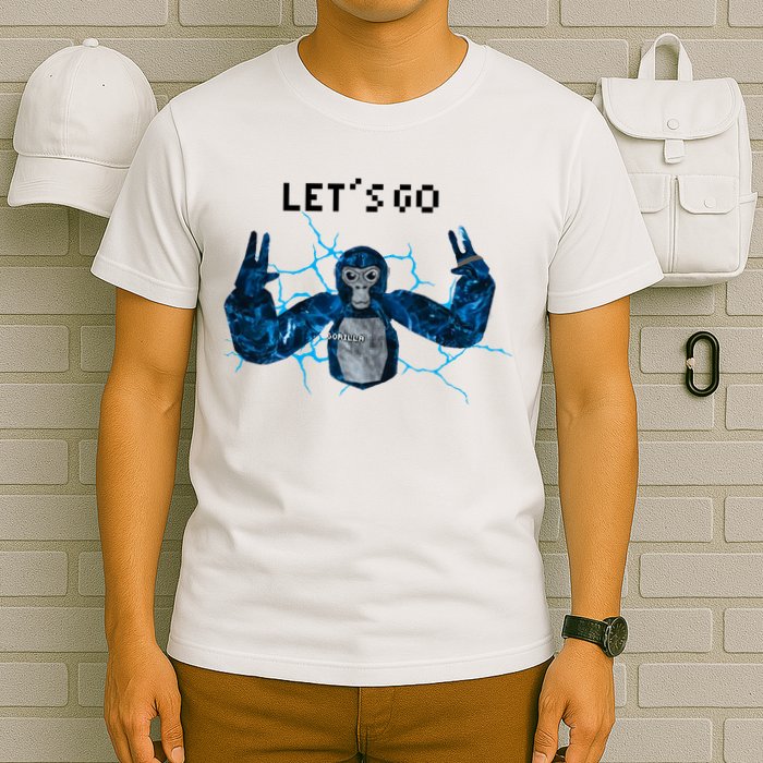 Let's Go Gorilla Gamer Meme T-Shirt