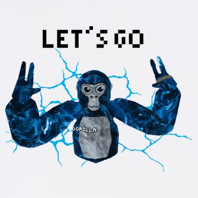 Let's Go Gorilla Gamer Meme T-Shirt