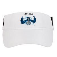 Let's Go Gorilla Gamer Meme Adult Drive Performance Visor