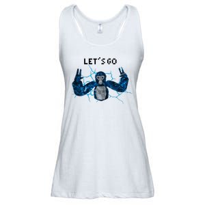 Let's Go Gorilla Gamer Meme Ladies Essential Flowy Tank