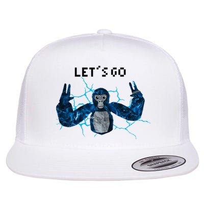 Let's Go Gorilla Gamer Meme Flatbill Hat