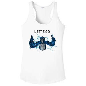 Let's Go Gorilla Gamer Meme Ladies PosiCharge Competitor Racerback Tank