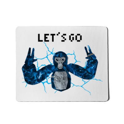 Let's Go Gorilla Gamer Meme Mousepad