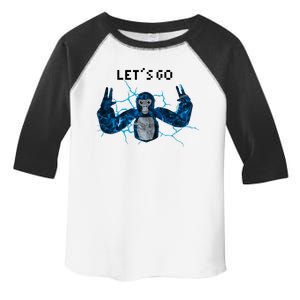 Let's Go Gorilla Gamer Meme Toddler Fine Jersey T-Shirt