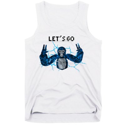 Let's Go Gorilla Gamer Meme Tank Top