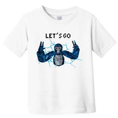 Let's Go Gorilla Gamer Meme Toddler T-Shirt