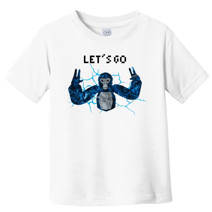 Let's Go Gorilla Gamer Meme Toddler T-Shirt