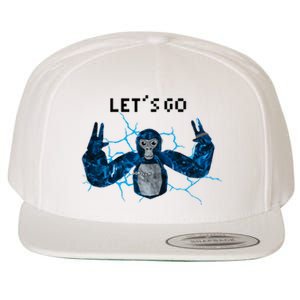 Let's Go Gorilla Gamer Meme Wool Snapback Cap