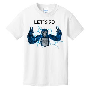 Let's Go Gorilla Gamer Meme Kids T-Shirt