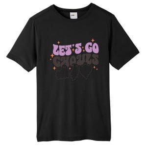 LetS Go Ghouls Cute Ghost Retro Groovy Halloween Great Gift Tall Fusion ChromaSoft Performance T-Shirt